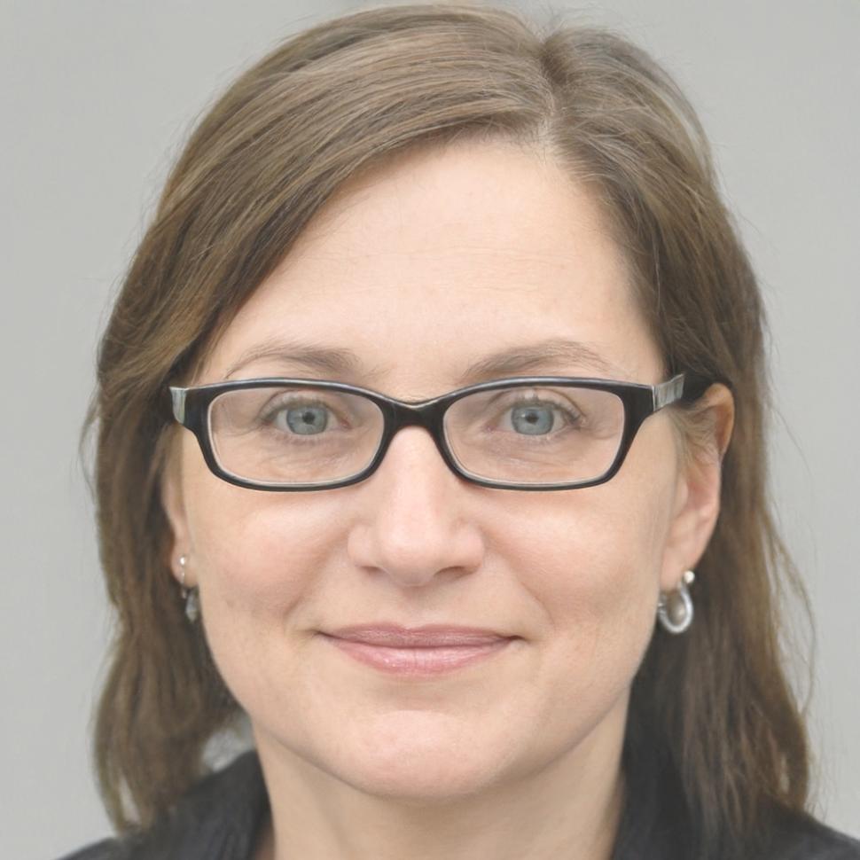 Professional financial educator working with educational materials